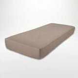 Taupe 100% Katoensatijn Hoeslaken