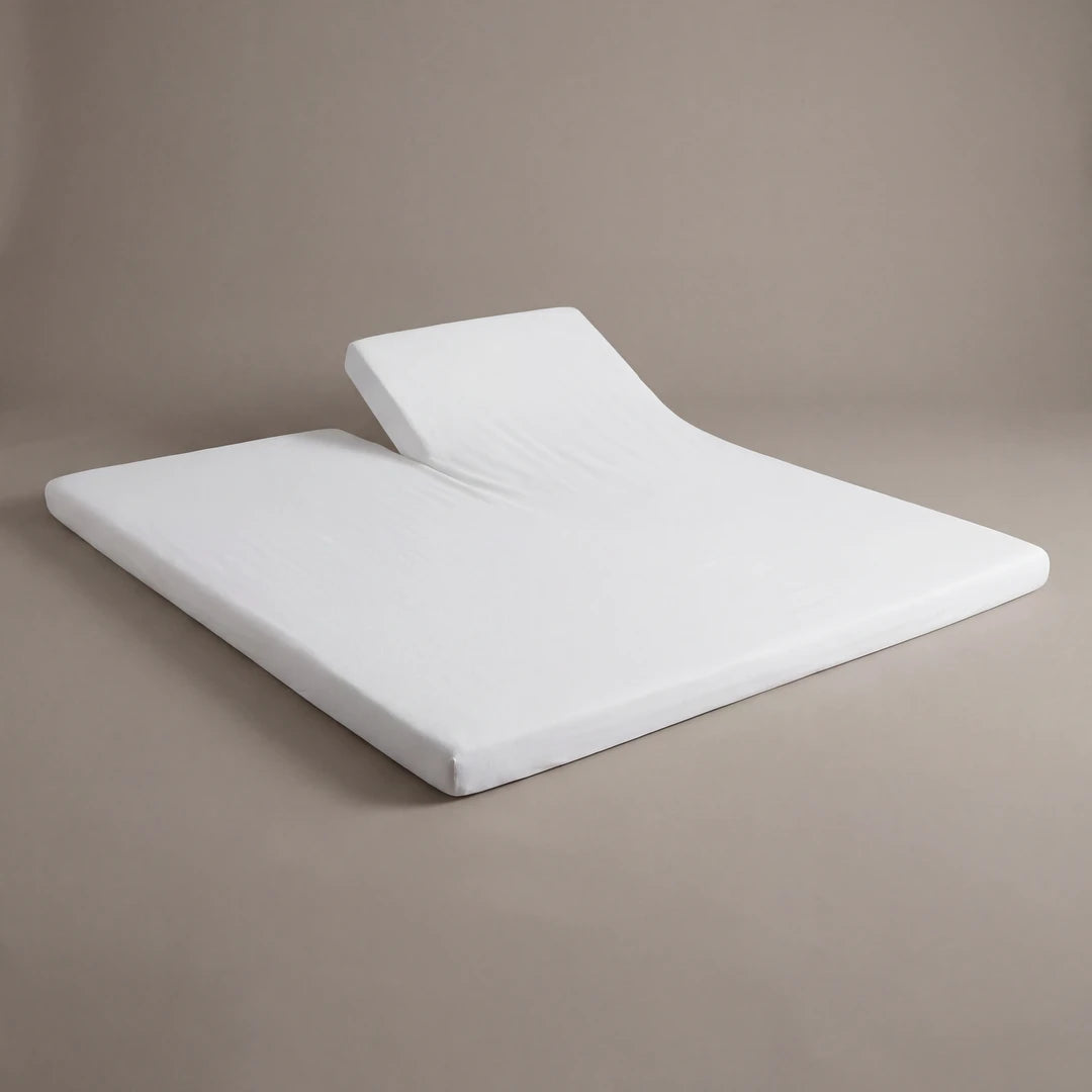 Jersey Essential splittopperhoeslaken White