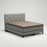 Taupe 100% Katoensatijn Topper hoeslaken